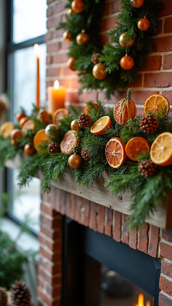 elegant citrus and greenery