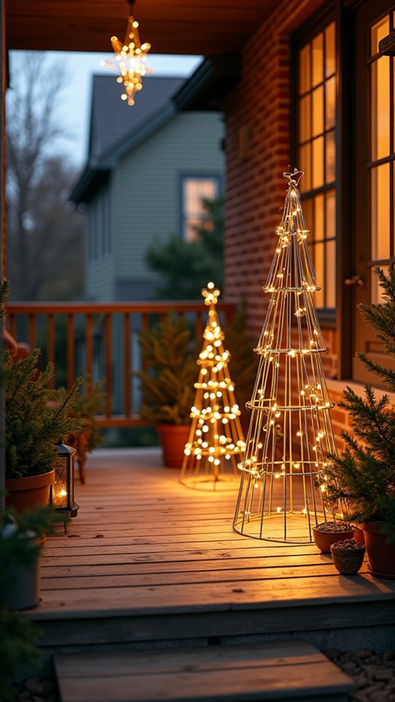 elegant contemporary light sculptures