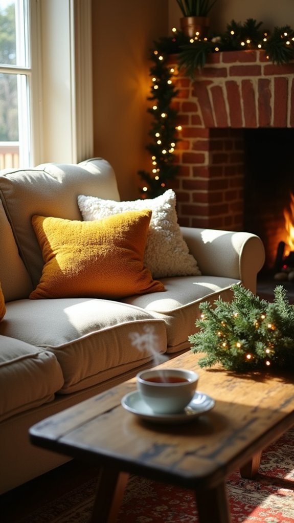 elegant cozy holiday decor