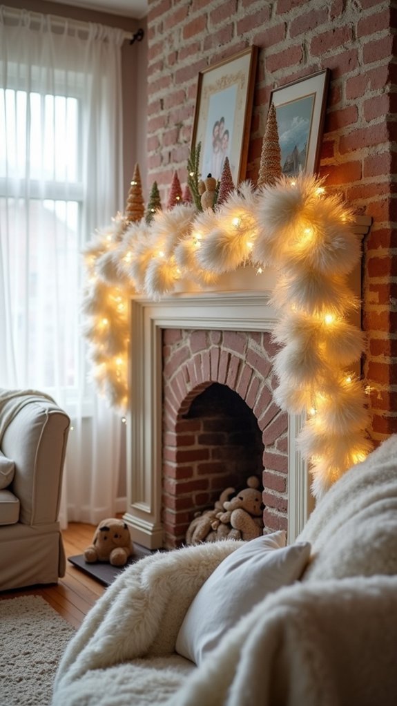elegant creamy white garlands
