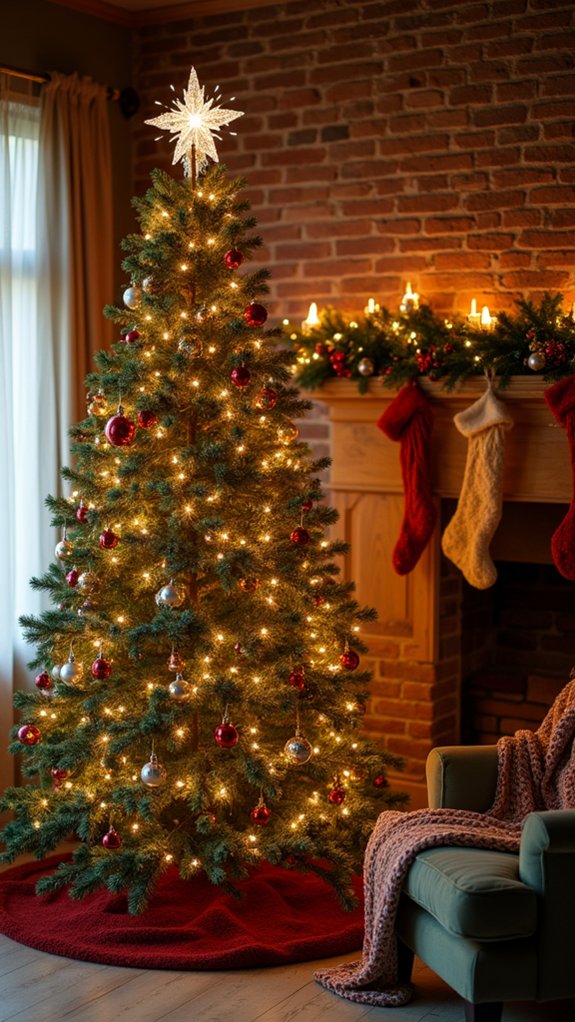 elegant crystal tree topper