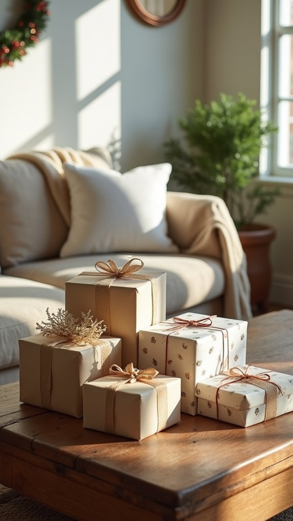 elegant festive gift boxes