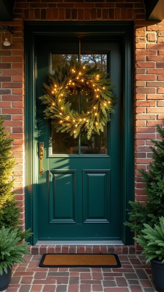 elegant glowing holiday decor