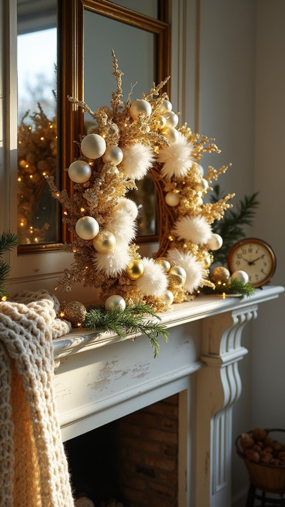 elegant gold and white