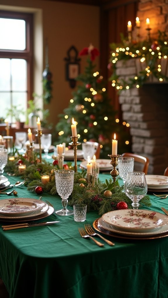 elegant holiday dinner party