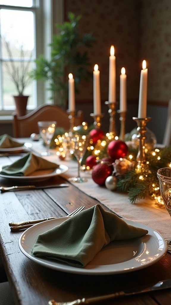 elegant holiday napkin folding