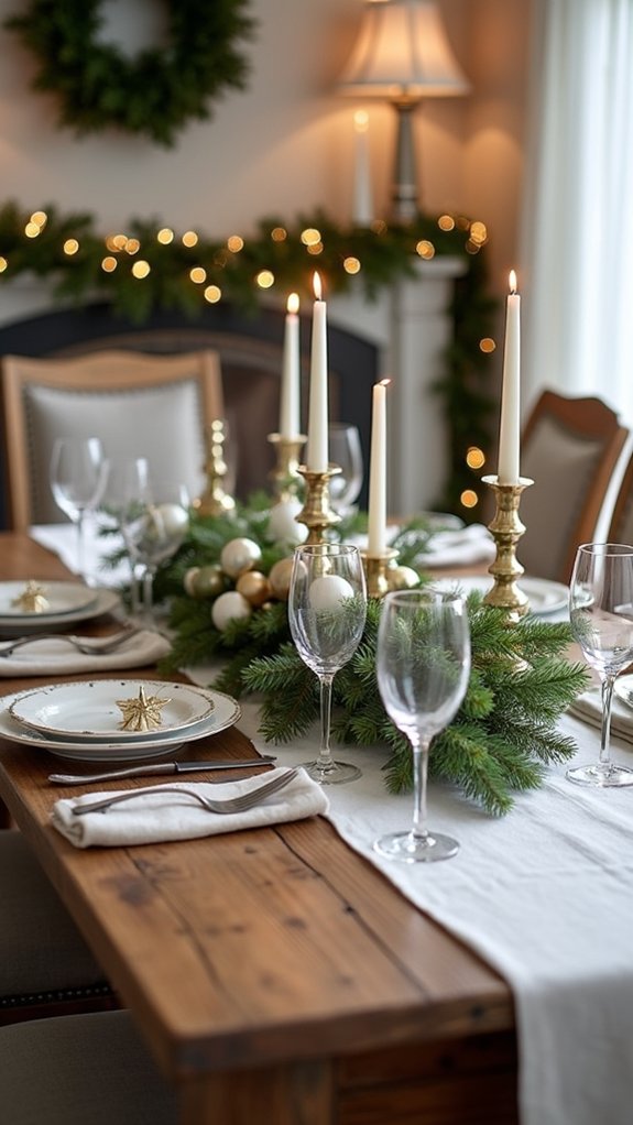 elegant holiday table decor