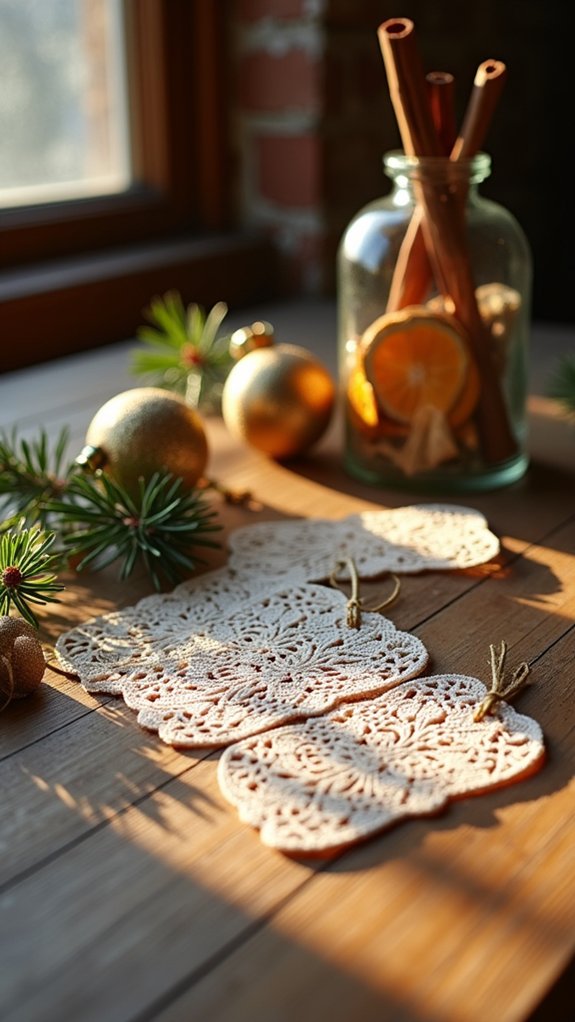 elegant lace gift tags