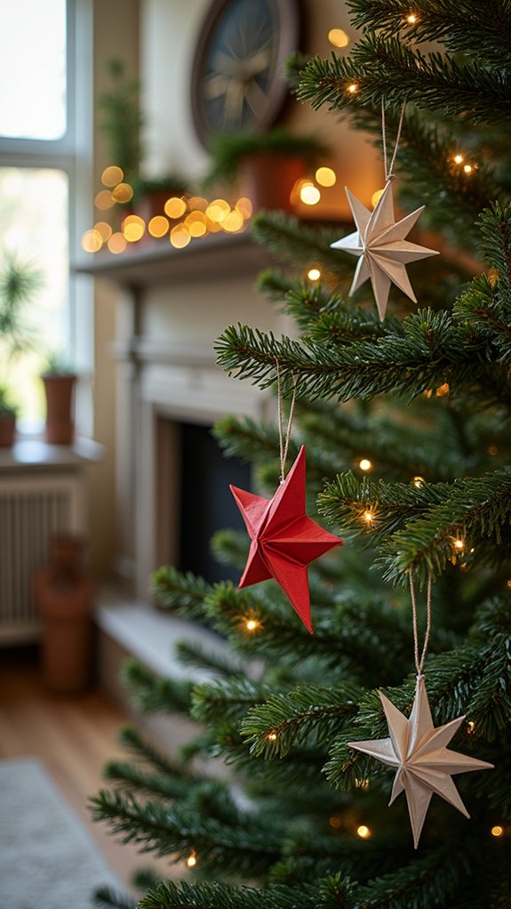 elegant lightweight origami stars