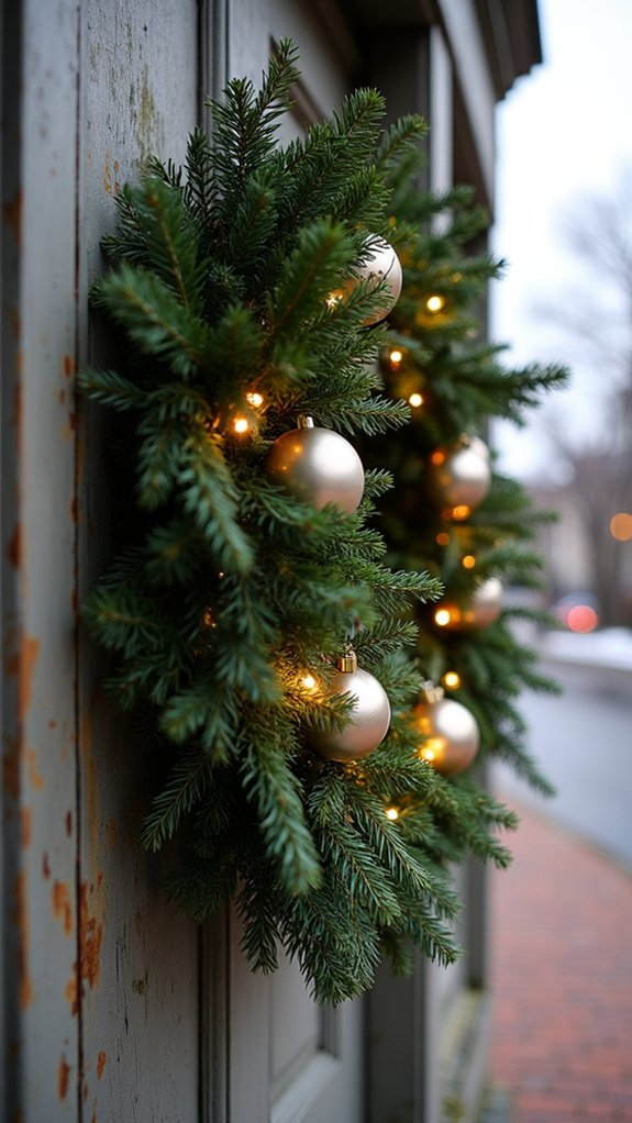 elegant metallic holiday accents