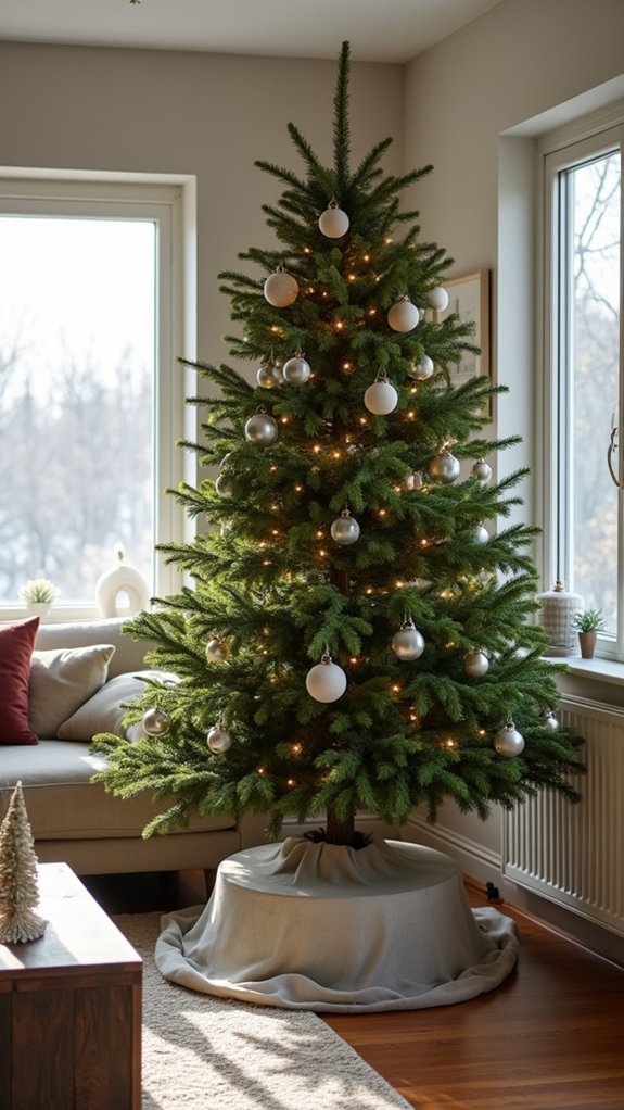 elegant minimalist concrete base