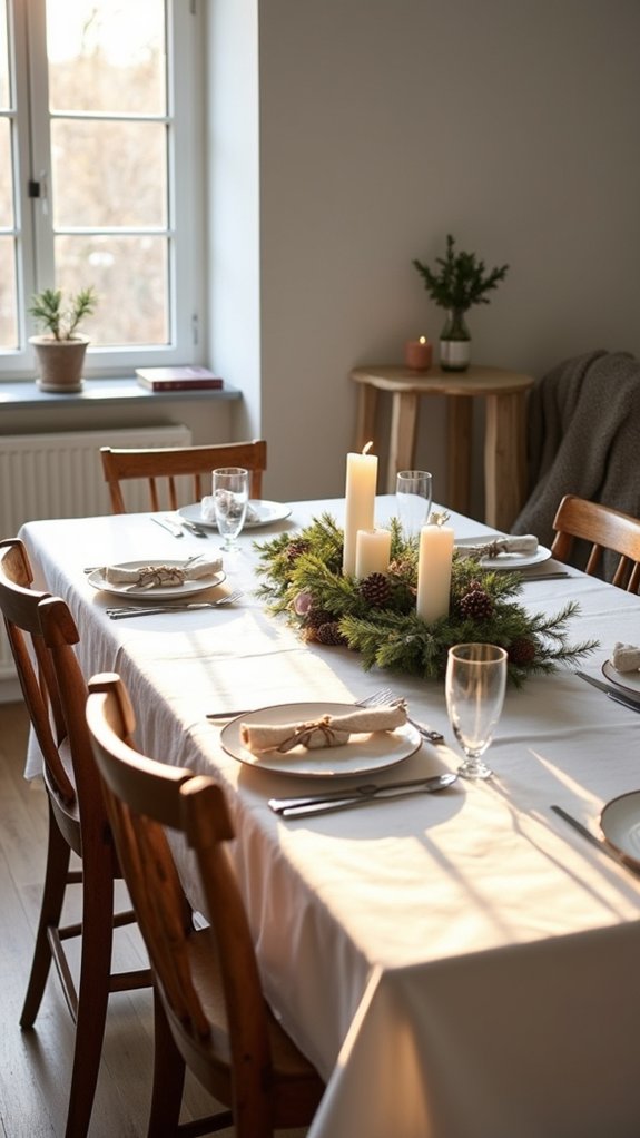 elegant minimalist holiday decor