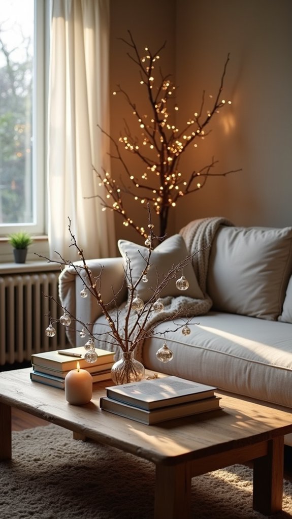 elegant minimalist holiday lights