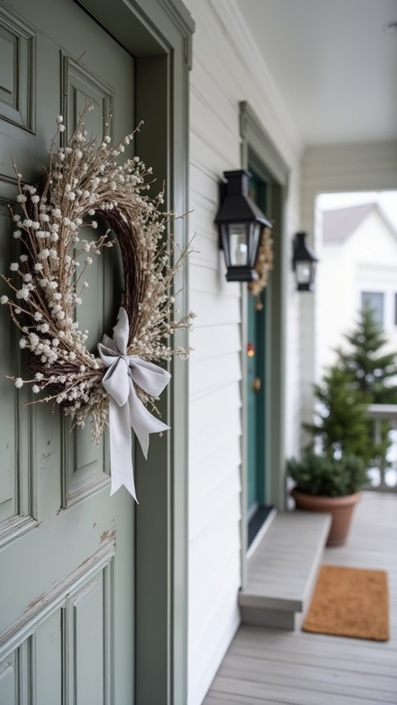 elegant minimalist winter decor