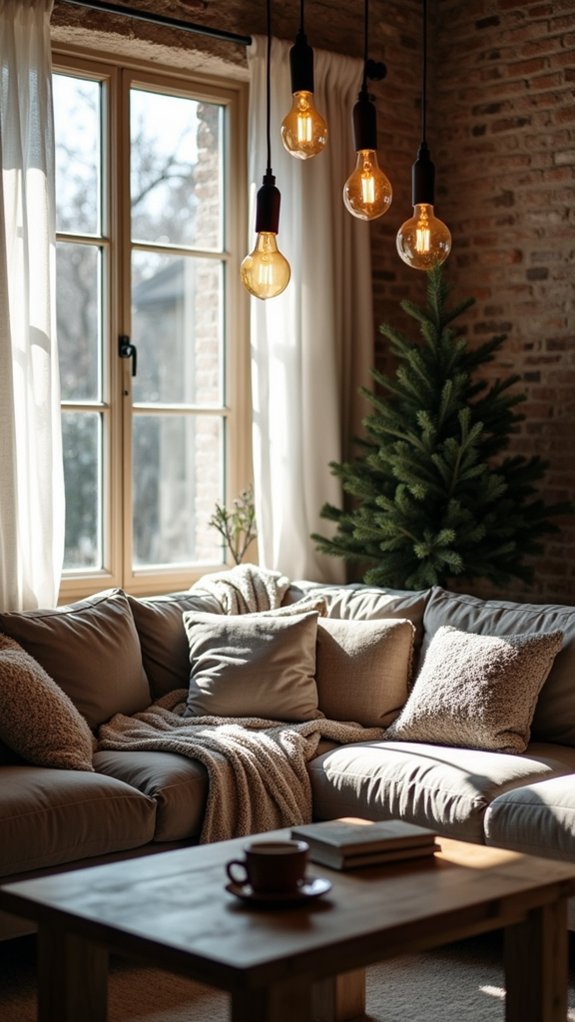 elegant monochrome holiday lighting