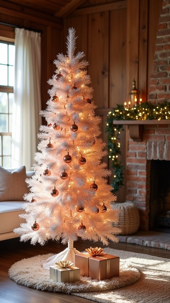 elegant rose gold tree