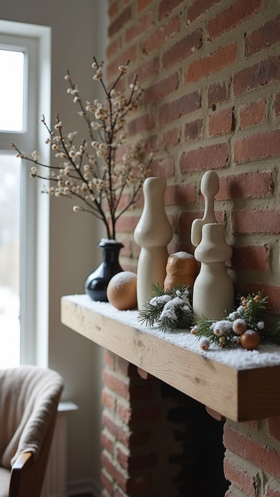 elegant sculptures enhance decor