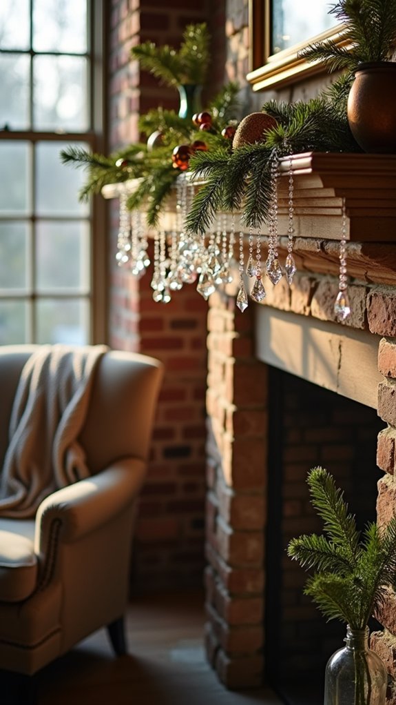 elegant shimmering holiday decor