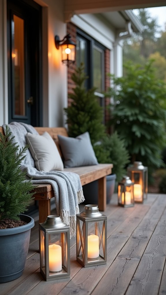 elegant silver lantern decor