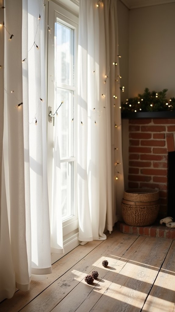 elegant simplicity with lights