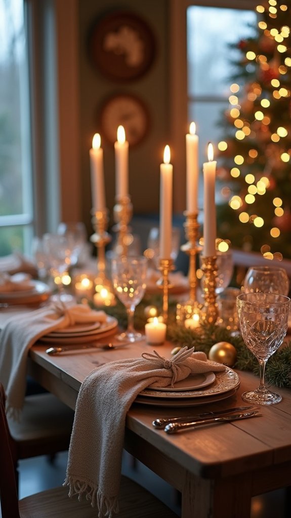 elegant sparkling holiday accents