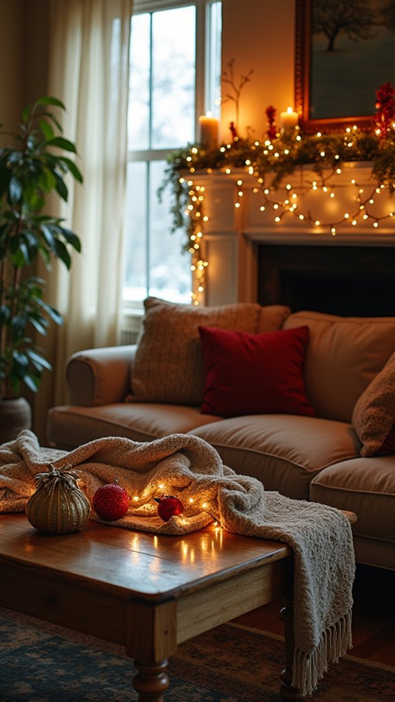 elegant twinkling holiday decor