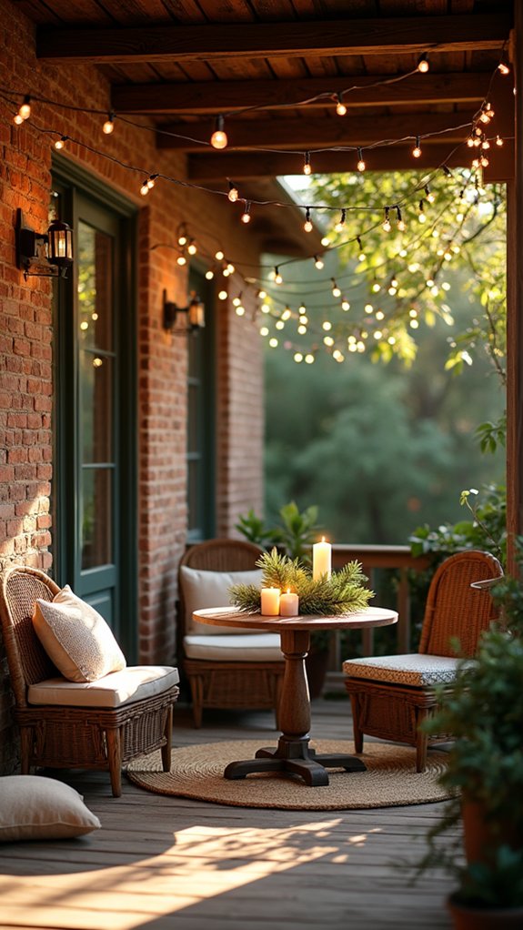 elegant warm twinkling lights