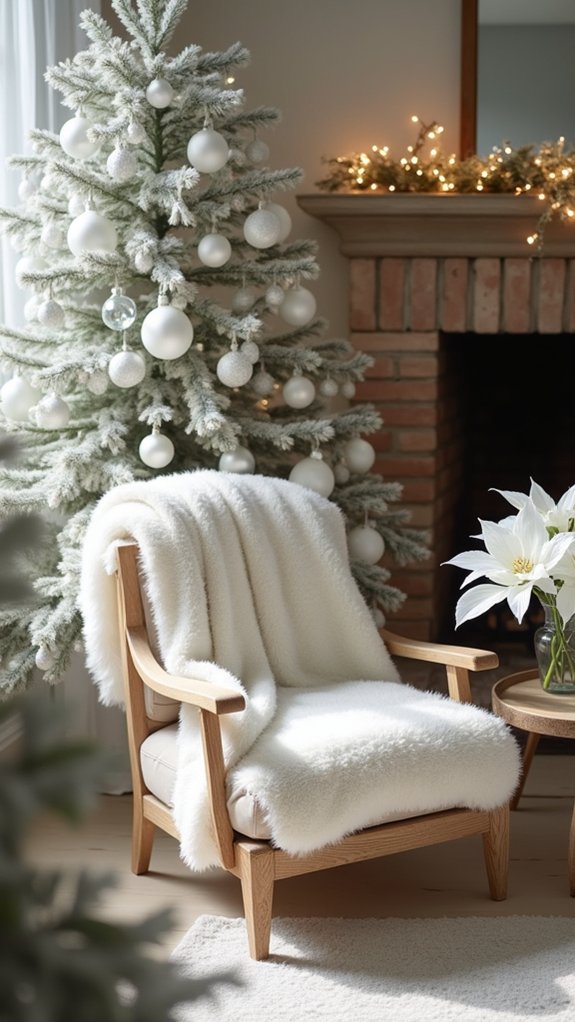 elegant white ornament decor