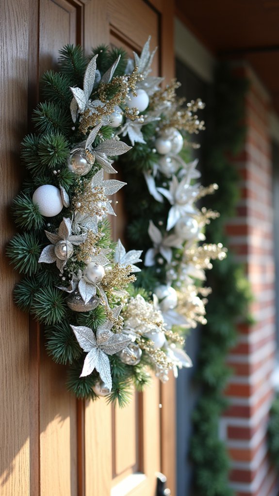 elegant winter wreath design
