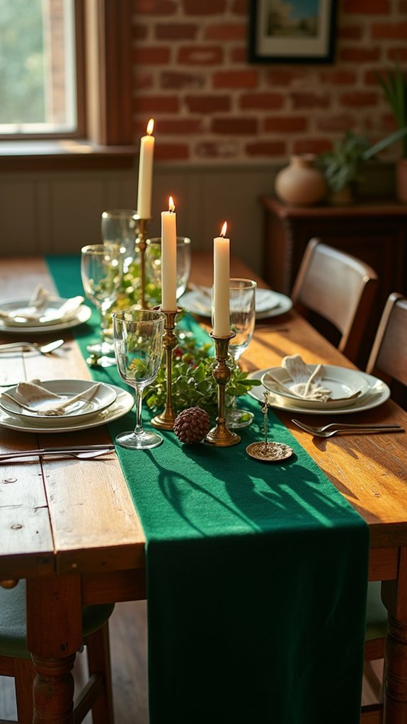 emerald green velvet elegance