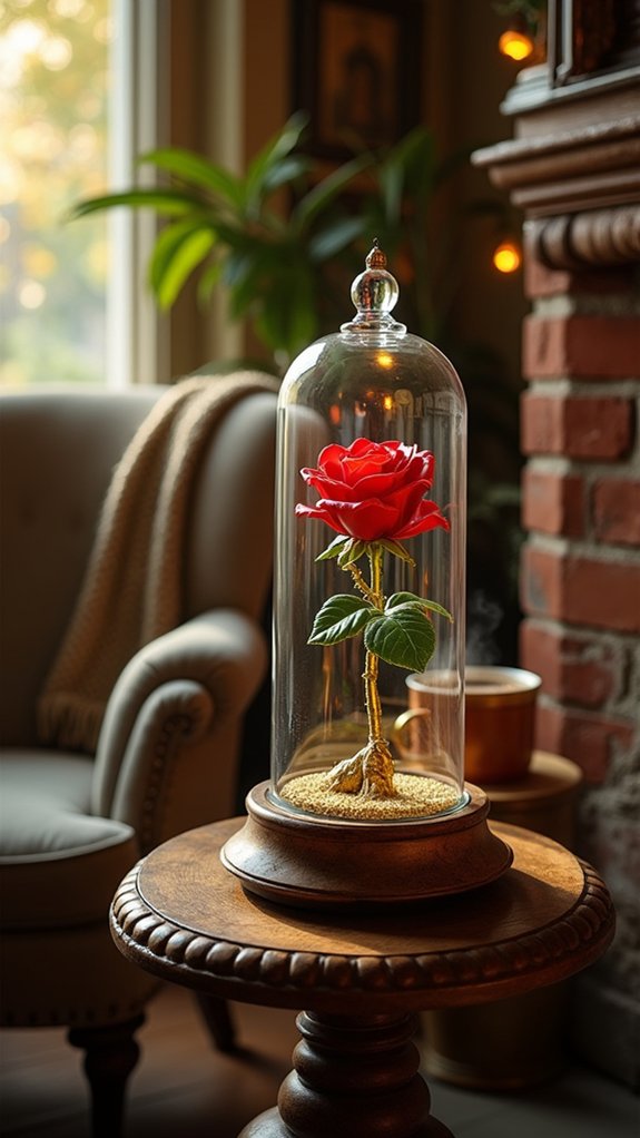 enchanted rose symbolizes love