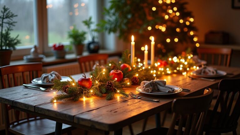 enchanting festive table decor