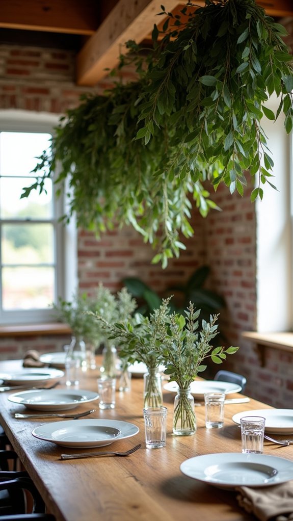 enchanting hanging eucalyptus decor