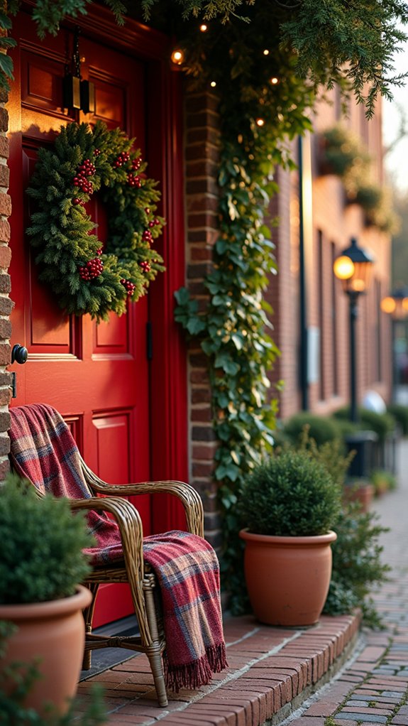 enchanting holiday wreath displays