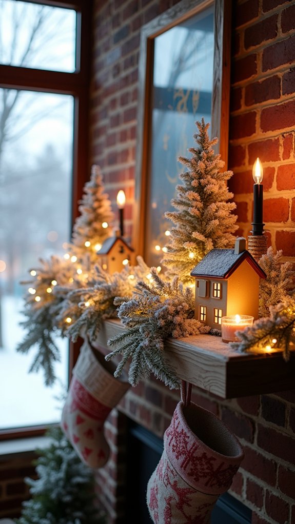 enchanting snowy holiday decor