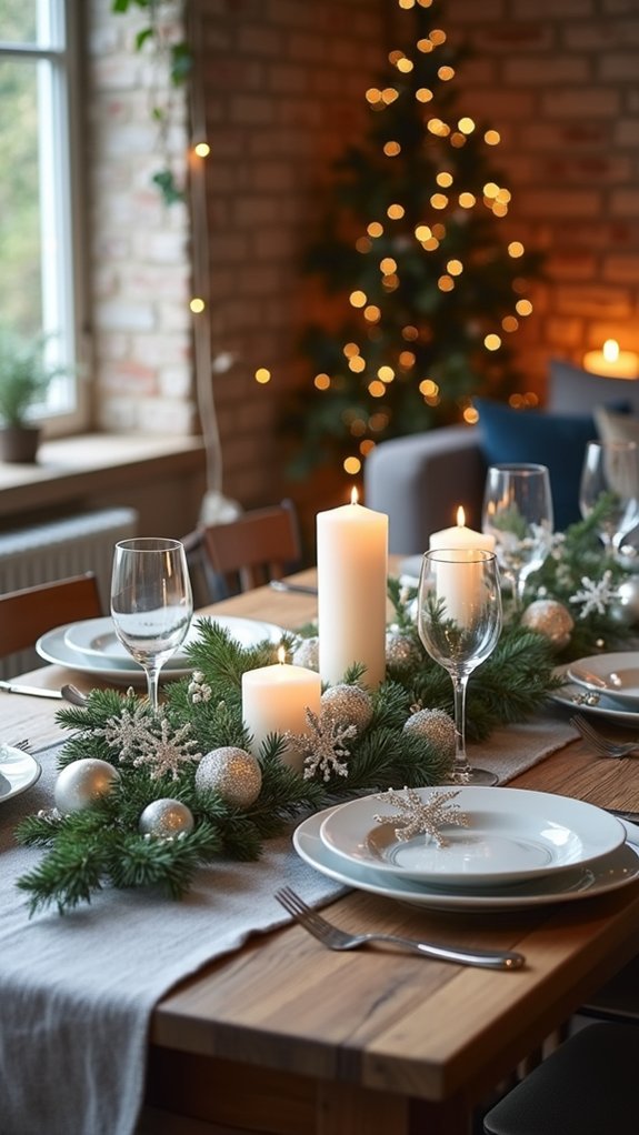enchanting winter table decor