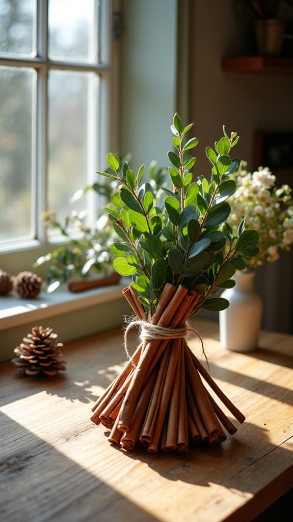 eucalyptus cinnamon stick bundles