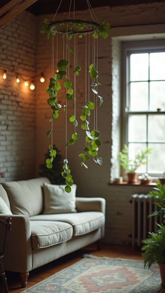 eucalyptus leaf mobile decoration