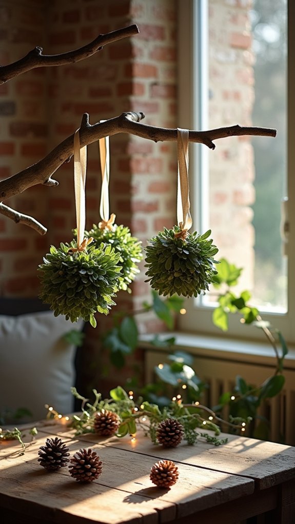 eucalyptus ribbon tree hangers