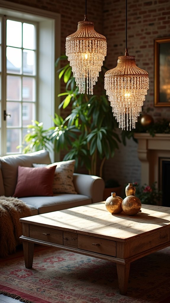 exquisite crystal pendant lighting