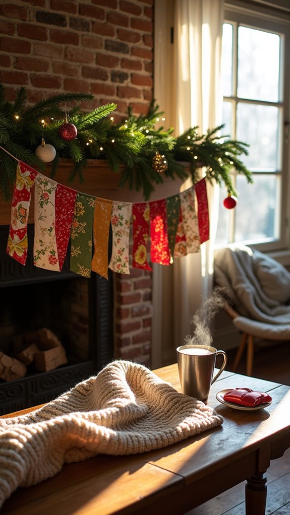 fabric scrap banner decorations