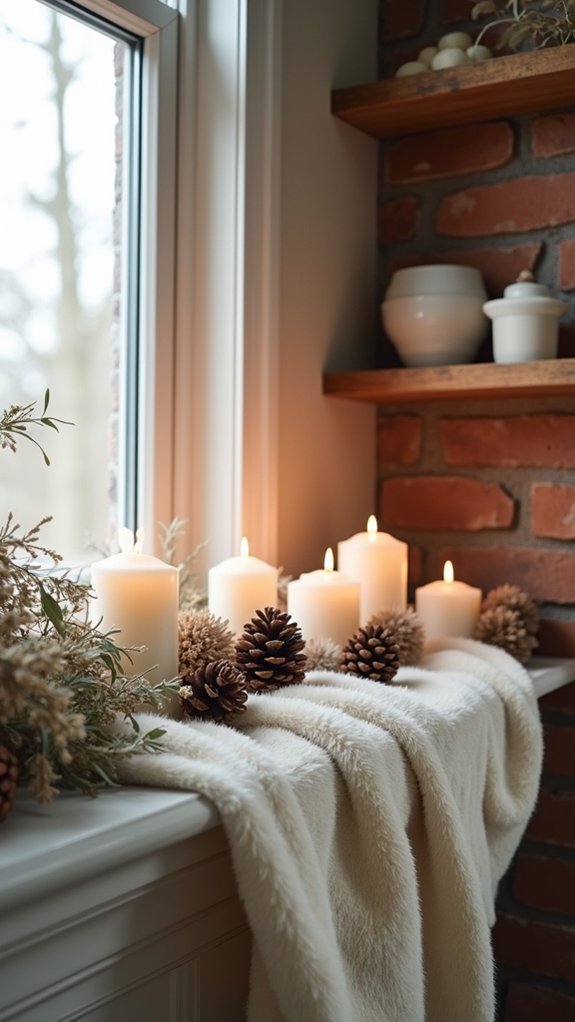 faux fur adds warmth