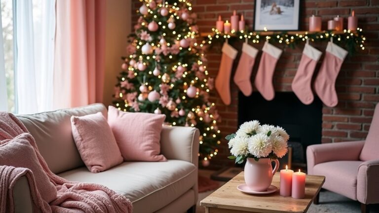 18 Pink Christmas Decor Ideas That Add a Fun, Feminine Twist feminine pink christmas decor