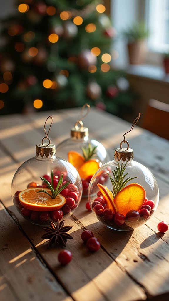 festive aromatic holiday decorations