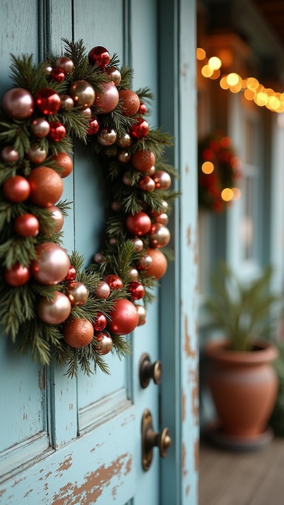 festive beaded wreath designs