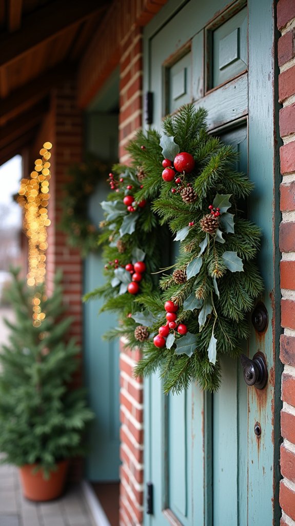 festive floral holiday arrangement