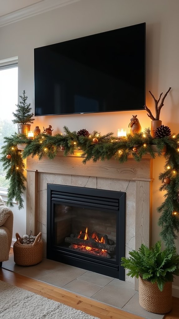 festive garland for coziness