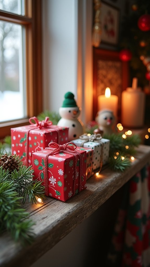 festive holiday gift boxes