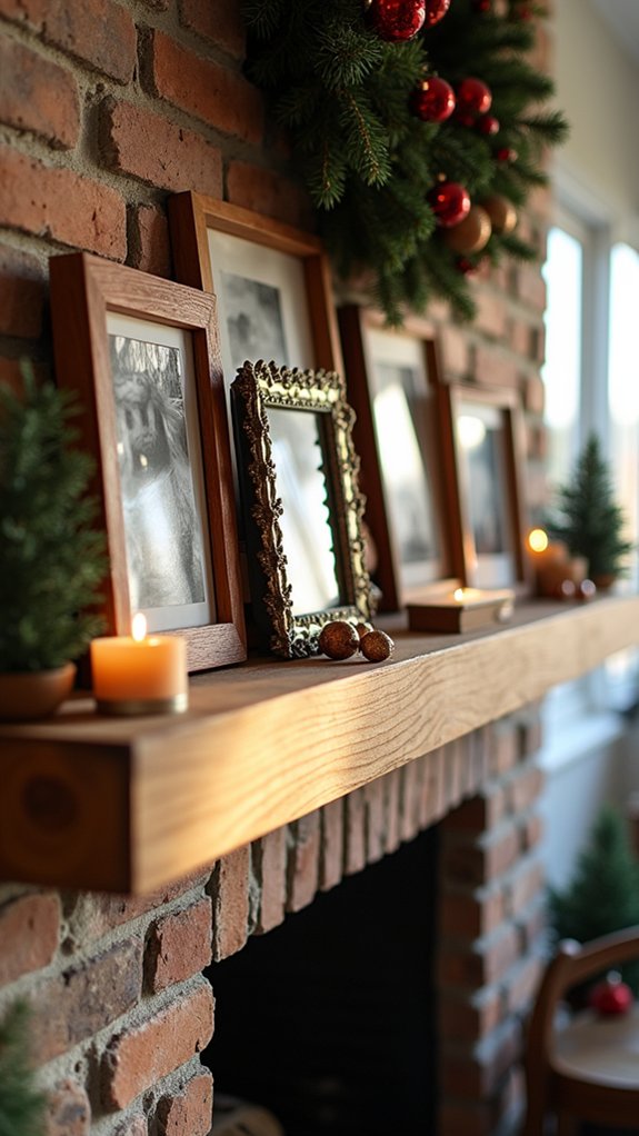 festive holiday picture frames
