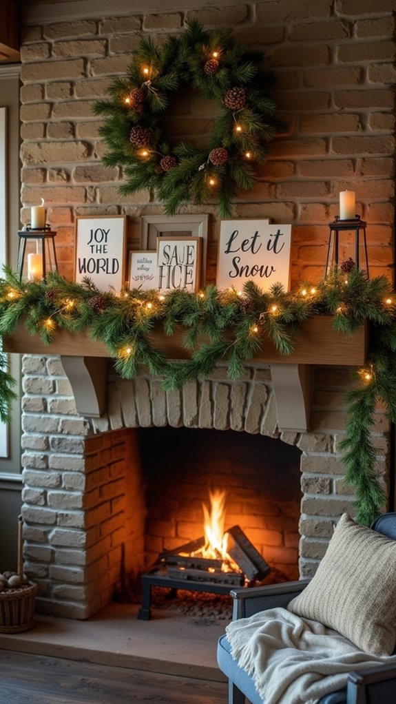 festive holiday signage ideas